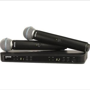 Shure BLX288/B58 Wireless Microphone System - 14-Hour Battery Life, 300 ft Rang